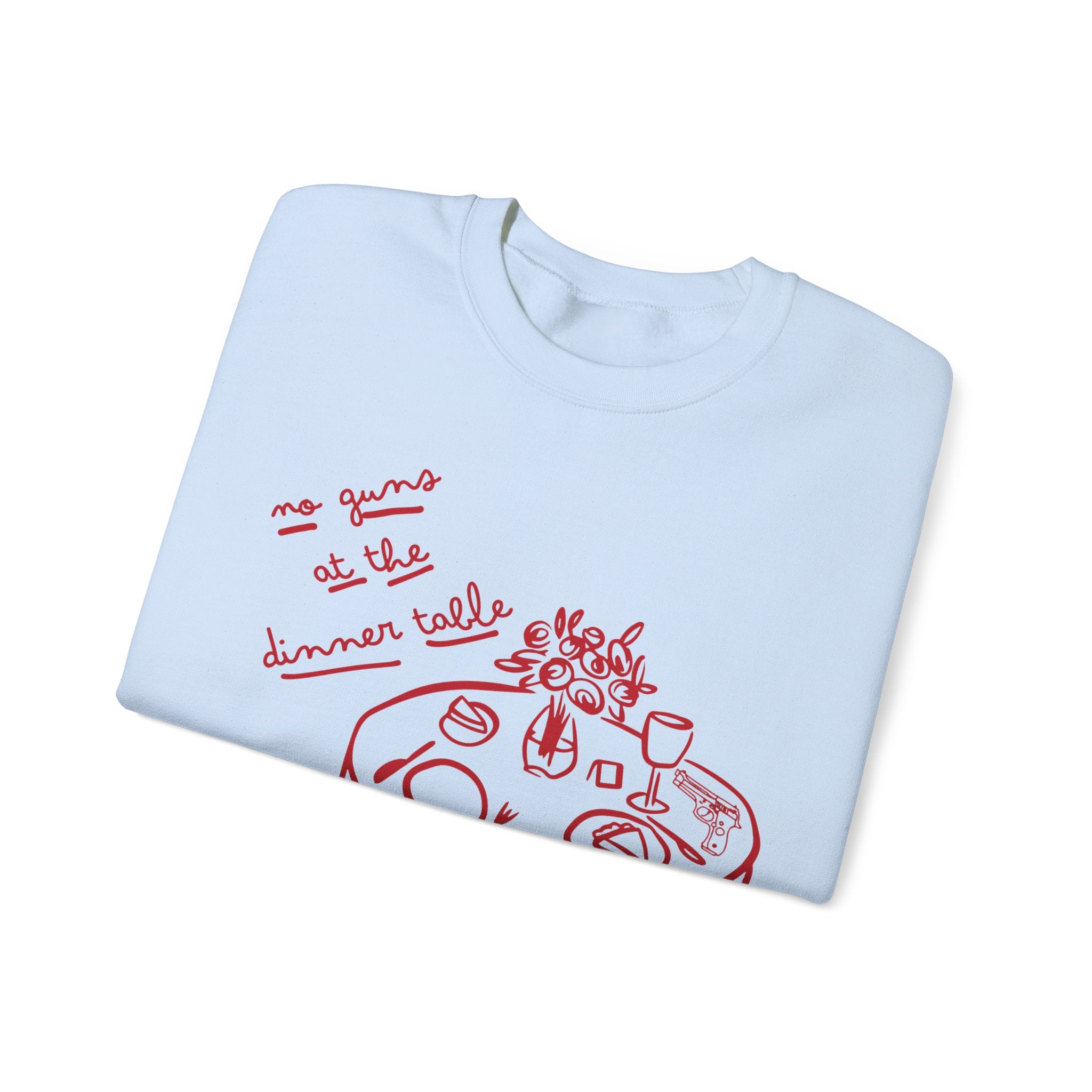 No Guns at the Dinner Table Sweatshirt, Magnolia Parks, Bookish Gift, Book Club Night, Literary Design, Viral Book, Daisy Haites, One Rule