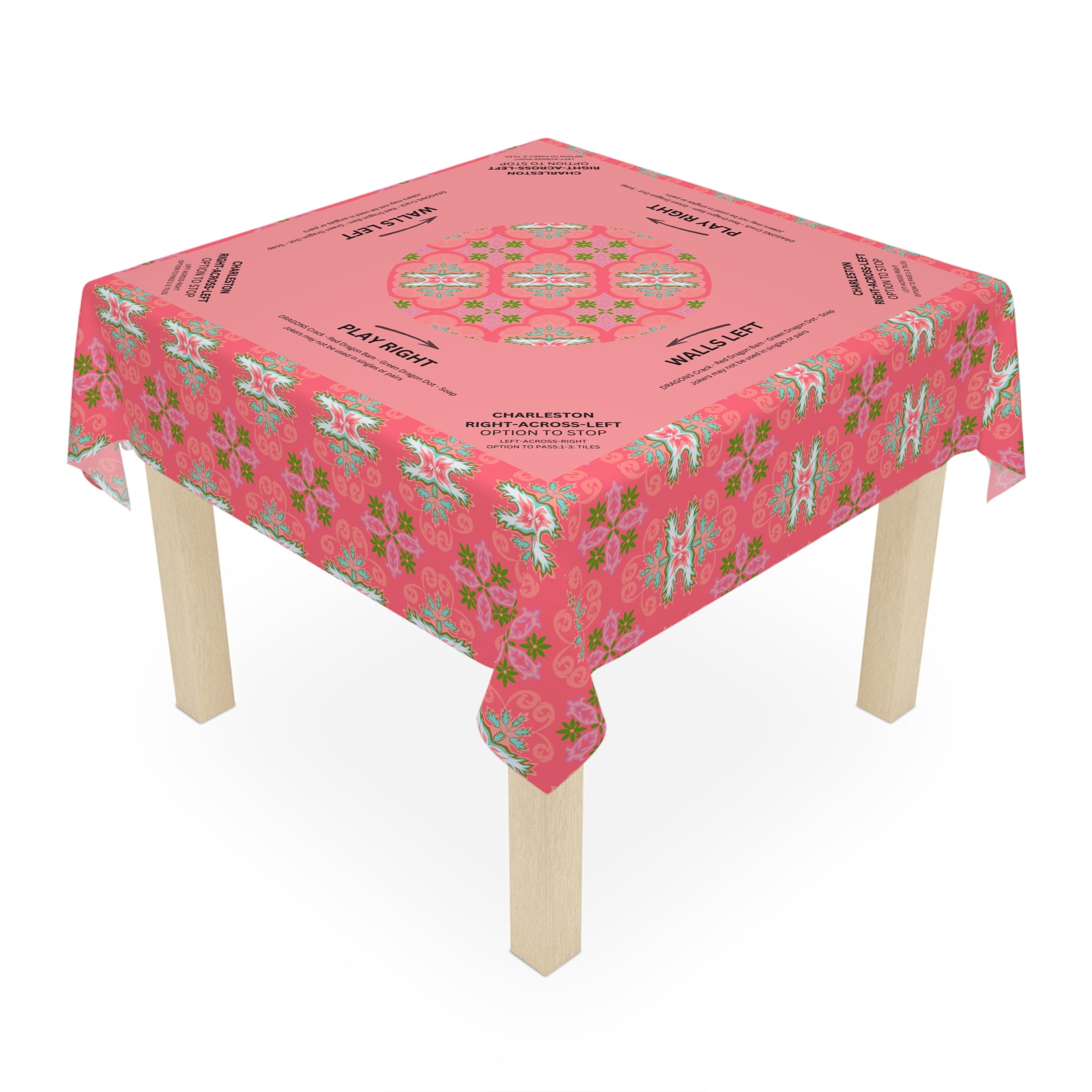 MAHJONG Tablecloth Colony Coral