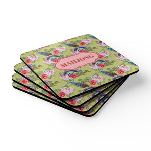 Mahjong Corkwood Coaster Set Empress