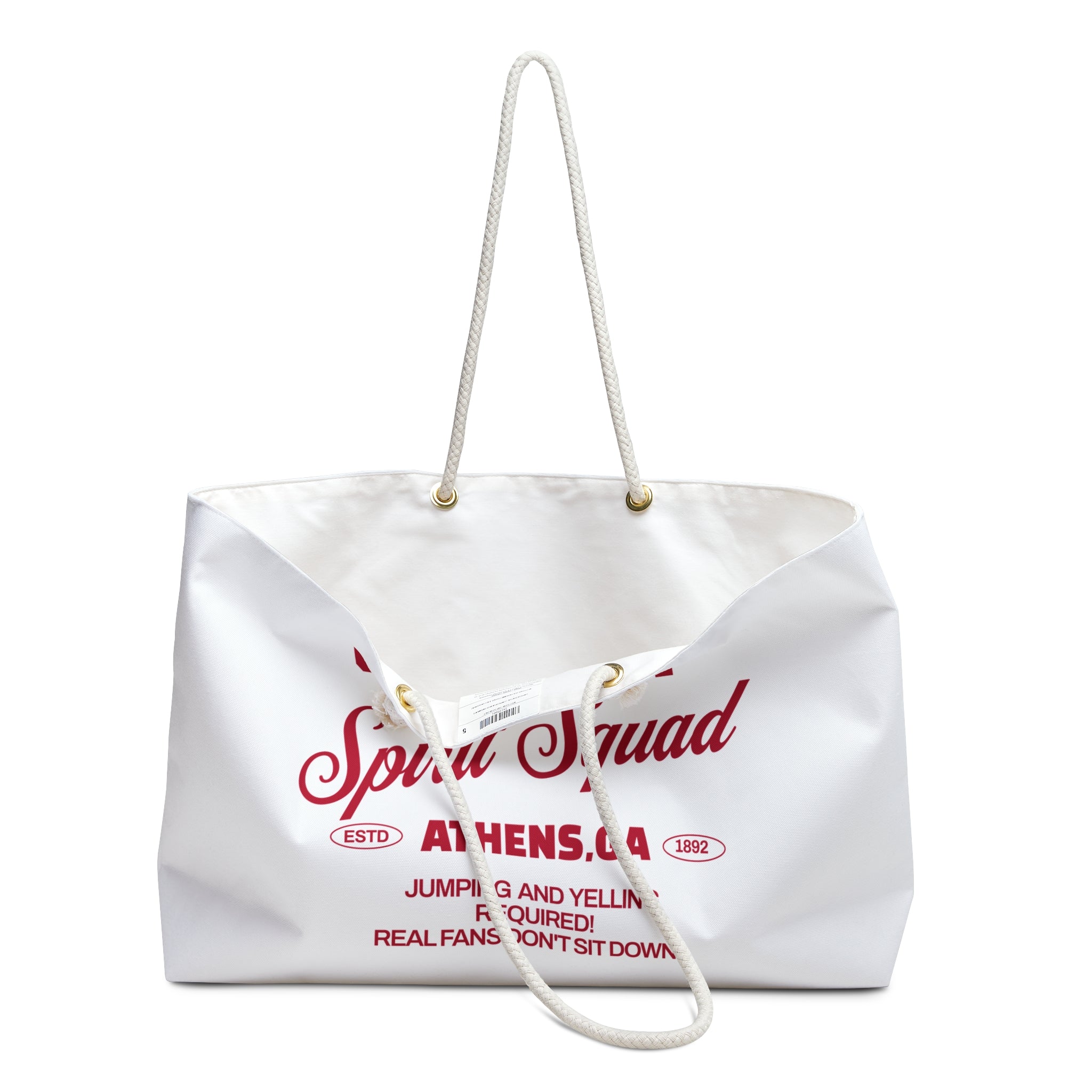 Spirit Squad, Game Day, Athens, GA Weekender Bag