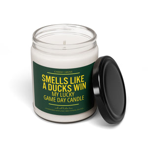 Smells Like a Ducks Win, Soy Wax Candle, My Lucky Game Day Candle, Saturday Fall Football