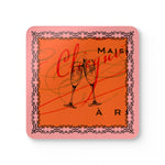 Champagne Problems Corkwood Coaster Set