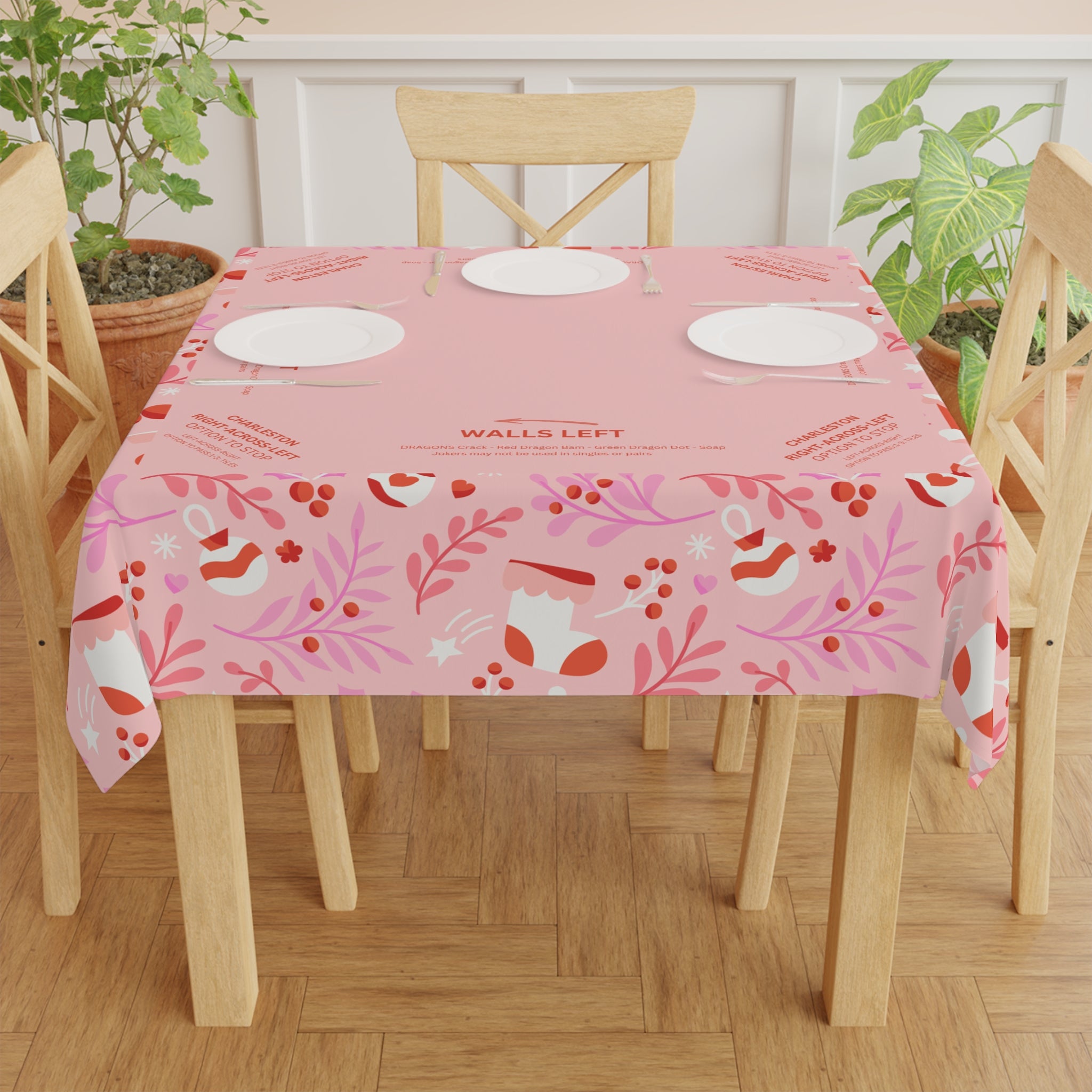 Christmas MAHJONG Tablecloth