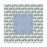Mahjong Tablecloth, Blue Eggs, Easter Game Night Hostess Gift, Floral Lattice Pattern 55x55, Beginner Friendly Instructions, Table Cover