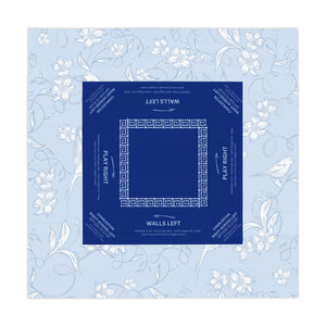 Blue Birdie Tablecloth, Grandmillennial Table Cover, Hostess Gift, Charleston Rules, Beginner Instructions