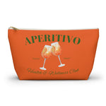 Aperitivo Jewelry Pouch, Spritz Health and Wellness Club, Travel Organizer European Vacation or Summer in Italy, Bride, Bachelorette Trip
