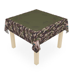 Duck Hunt Camo Mahjong Tablecloth, Camouflage, Game Night, Guys Away Girls Will Play, Gaming Table Cover, Beginner, 55 x 55