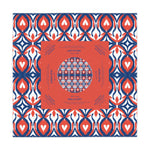 Red White Blue Mahjong Tablecloth, Game Night Hostess Gift 55x55, Patriotic Cover, Heart Theme,  Mahj Decor, 4th of July, with instrucitons