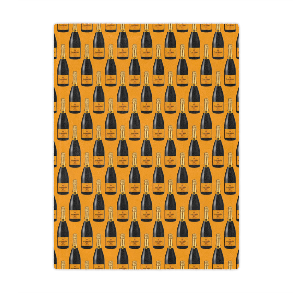 Veuve Clicquot Velveteen Plush Blanket, Old Money, Sporty Rich, Champagne Problems, 50 x 60