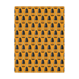 Veuve Clicquot Velveteen Plush Blanket, Old Money, Sporty Rich, Champagne Problems, 50 x 60