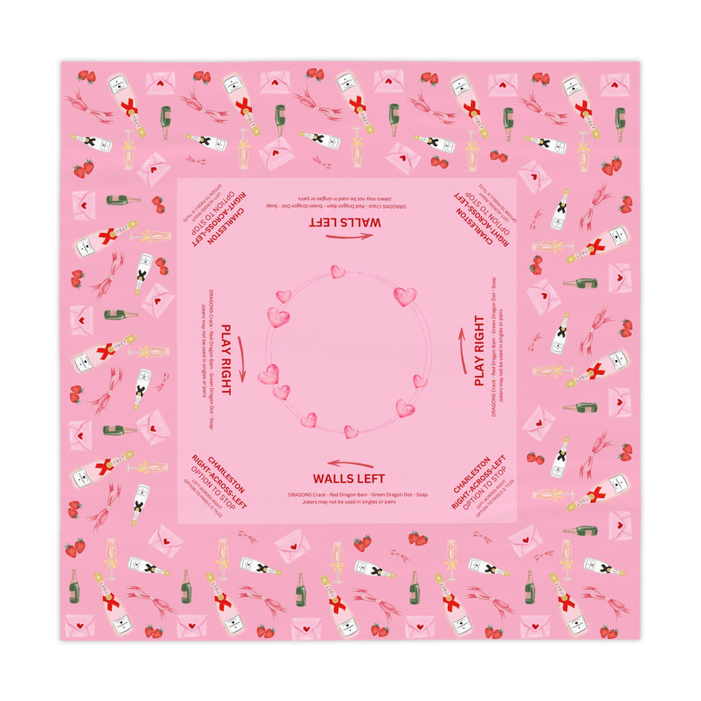 Champagne MAHJONG Tablecloth