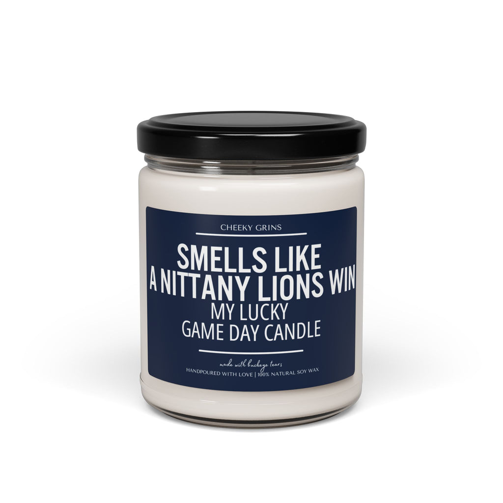 Smells Like a Nittany Lions Win, Soy Wax Candle, My Lucky Gameday Candle, Saturday Fall Football