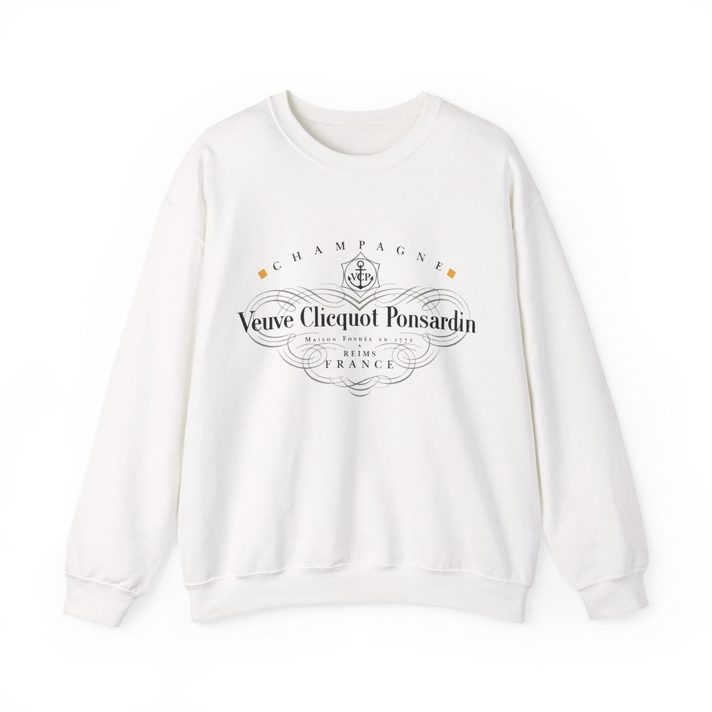 Veuve Clicquot , Sweater Sweatshirt, 90s Vintage Old Money, Sporty Rich, Wellness, Champagne