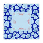 Blue Ocean and Sea Shell Mahjong Tablecloth, Game Night Hostess Gift 55x55,Sea Life Theme,  Mahj Decor, 4th of July, with instrucitons