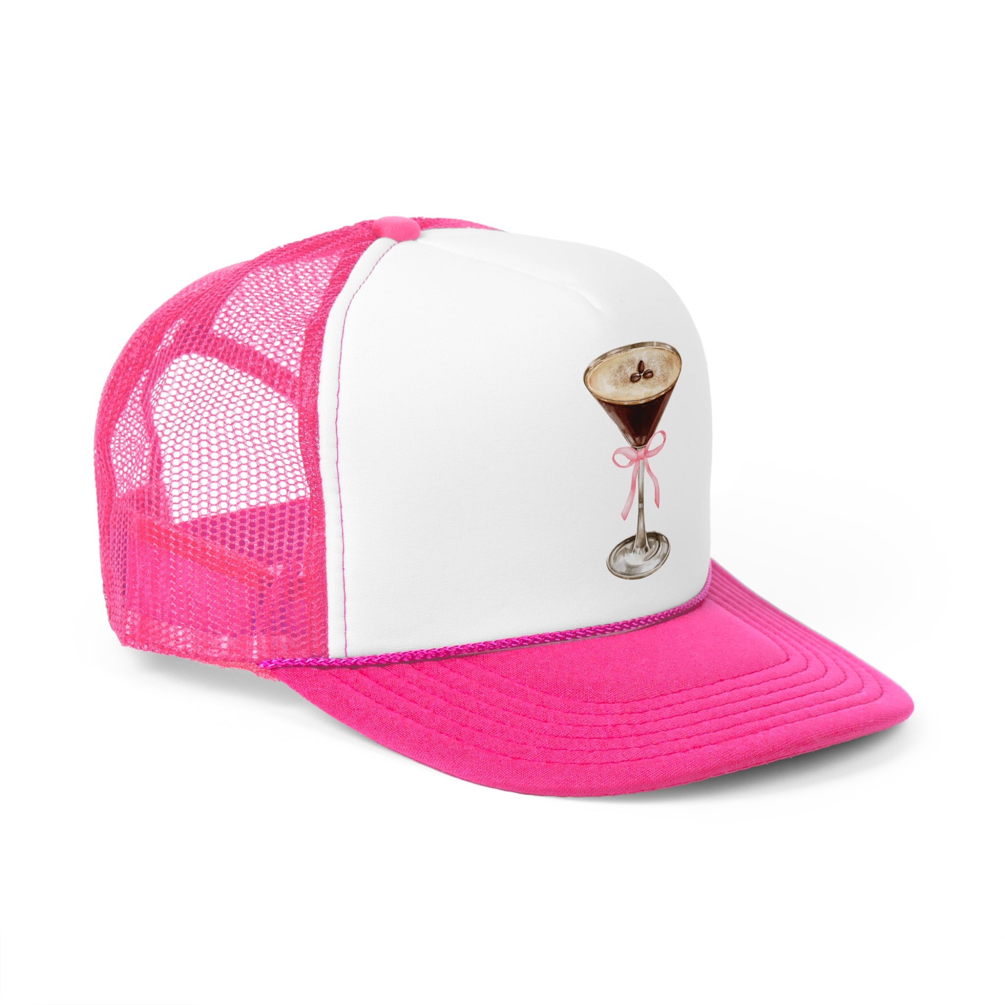 Espresso Pink Bow Cap