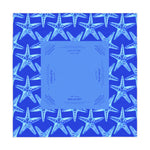 Starfish Mahjong Tablecloth, Game Night Hostess Gift 55x55, Coral Sea Life, Ocean Theme, Mahj, 4th of July, with instrucitons