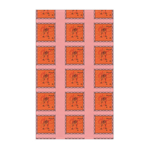 Champagne Tea Towel, Hostess Gift, Old Money, Sporty Rich, Valentine's Day, Galentine's, Cotton/Poly Bar Cloth