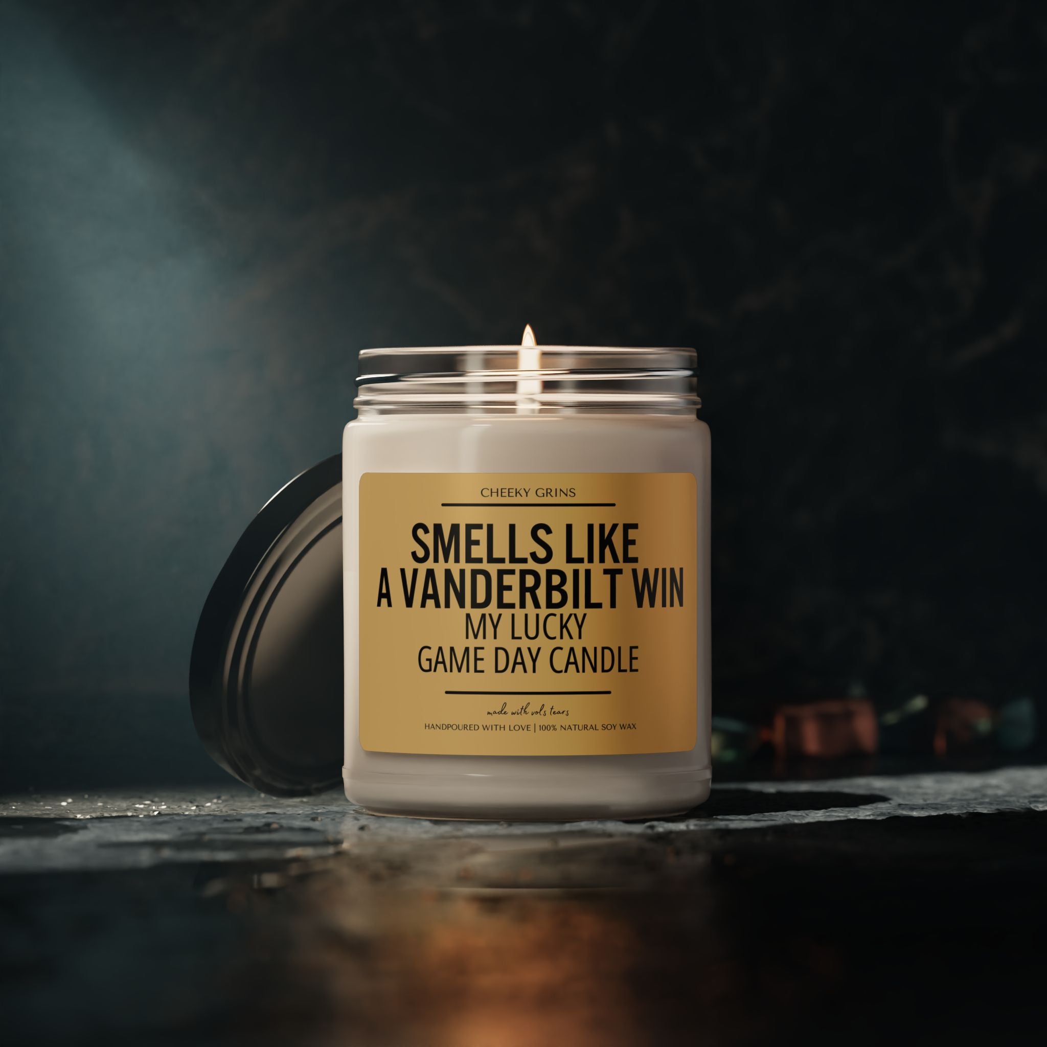 Smells Like a Vanderbuilt Win Soy Wax Candle, Football Down South, Saturday Fall Football