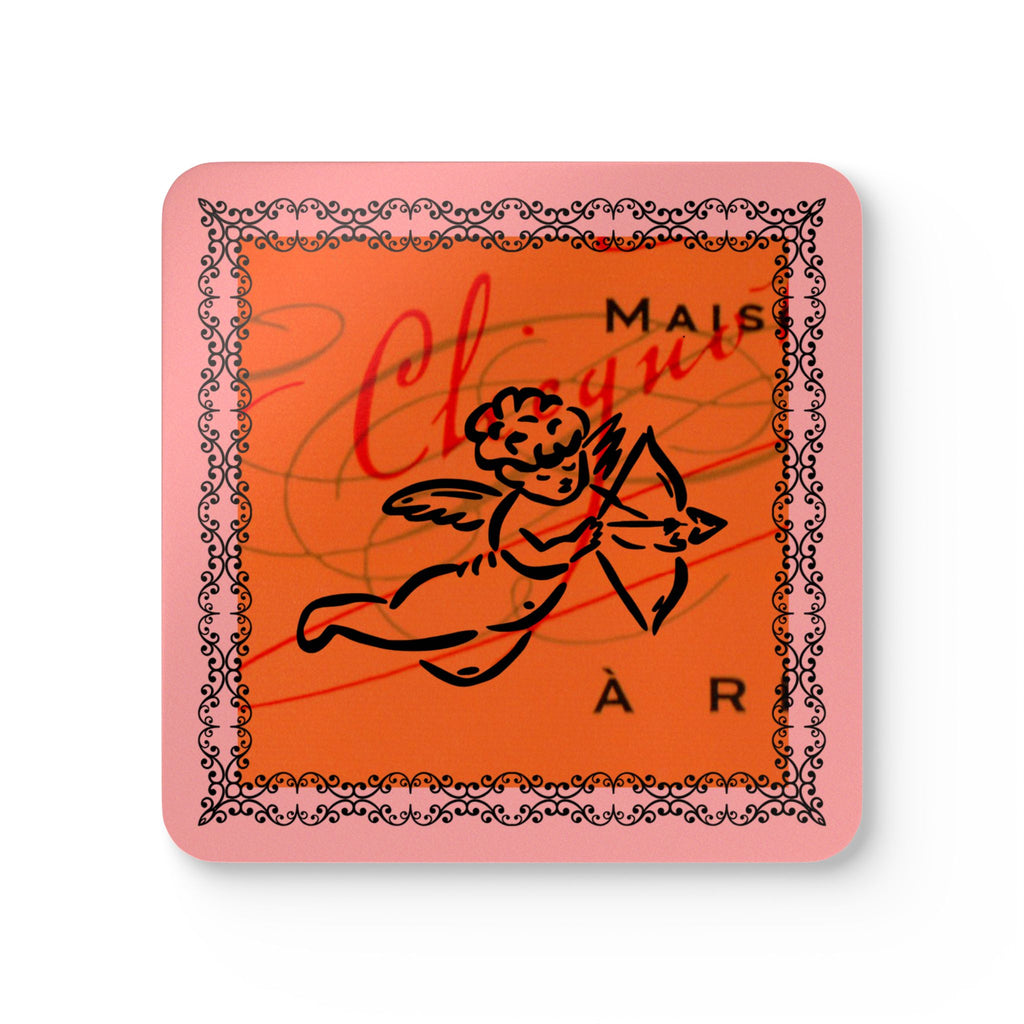 Cupid Champagne Problems Corkwood Coaster Set, Valentine's Day, Girlfriend, Bride to be, Engagement, Celebration
