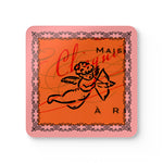 Cupid Champagne Problems Corkwood Coaster Set, Valentine's Day, Girlfriend, Bride to be, Engagement, Celebration