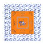 Blue Pagoda Tablecloth, Grandmillennial Table Cover, Hostess Gift, Charleston Rules, Beginner Instructions