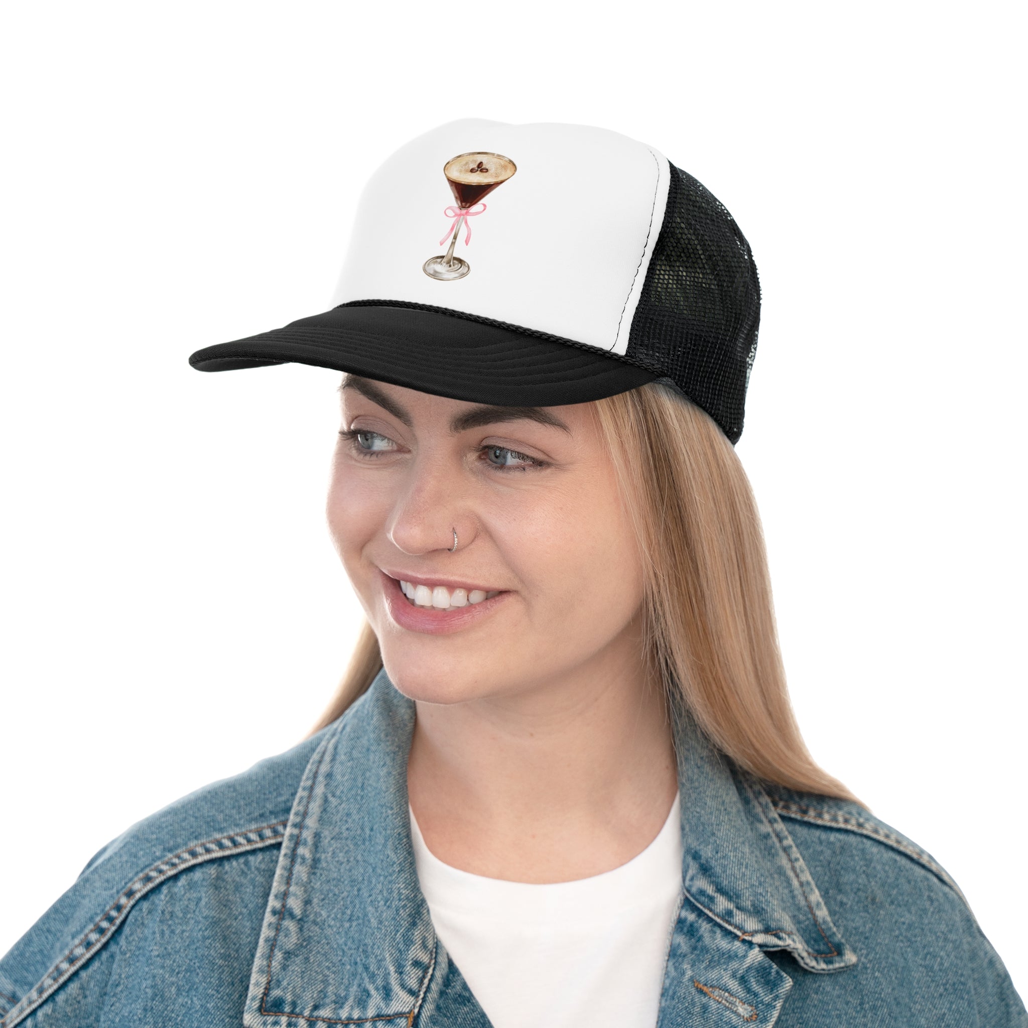 Espresso Pink Bow Cap