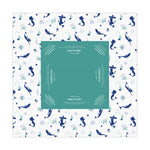 Mermaidl Mahjong Tablecloth, Game Night Hostess Gift 55x55, Coral Sea Life, Ocean Theme, Mahj, 4th of July, with instrucitons