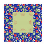 Strawberries Summer Mahjong Tablecloth, Game Night Hostess Gift 55x55, Berries and Butterflies Theme,  Mahj Decor, with Instructions
