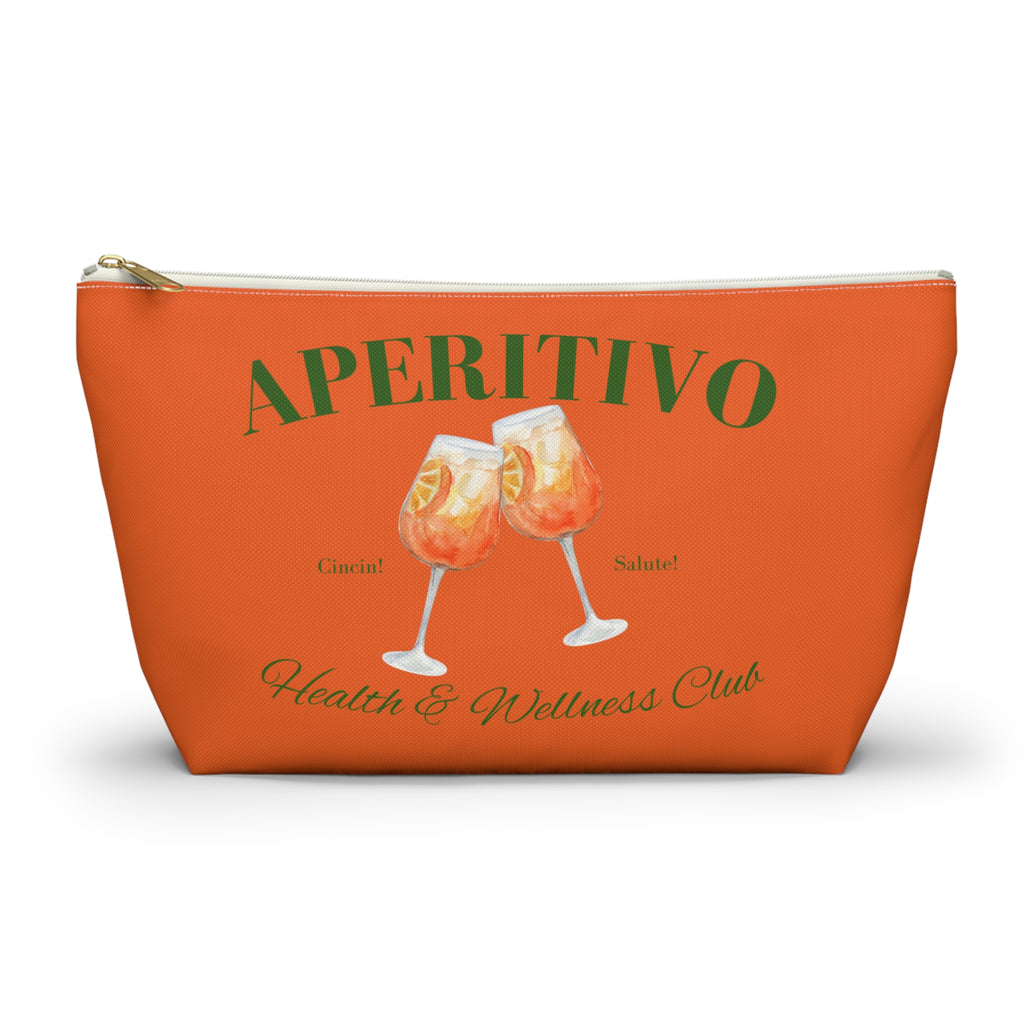 Aperitivo Jewelry Pouch, Spritz Health and Wellness Club, Travel Organizer European Vacation or Summer in Italy, Bride, Bachelorette Trip