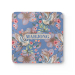 Mahjong Corkwood Coaster Set Camellia