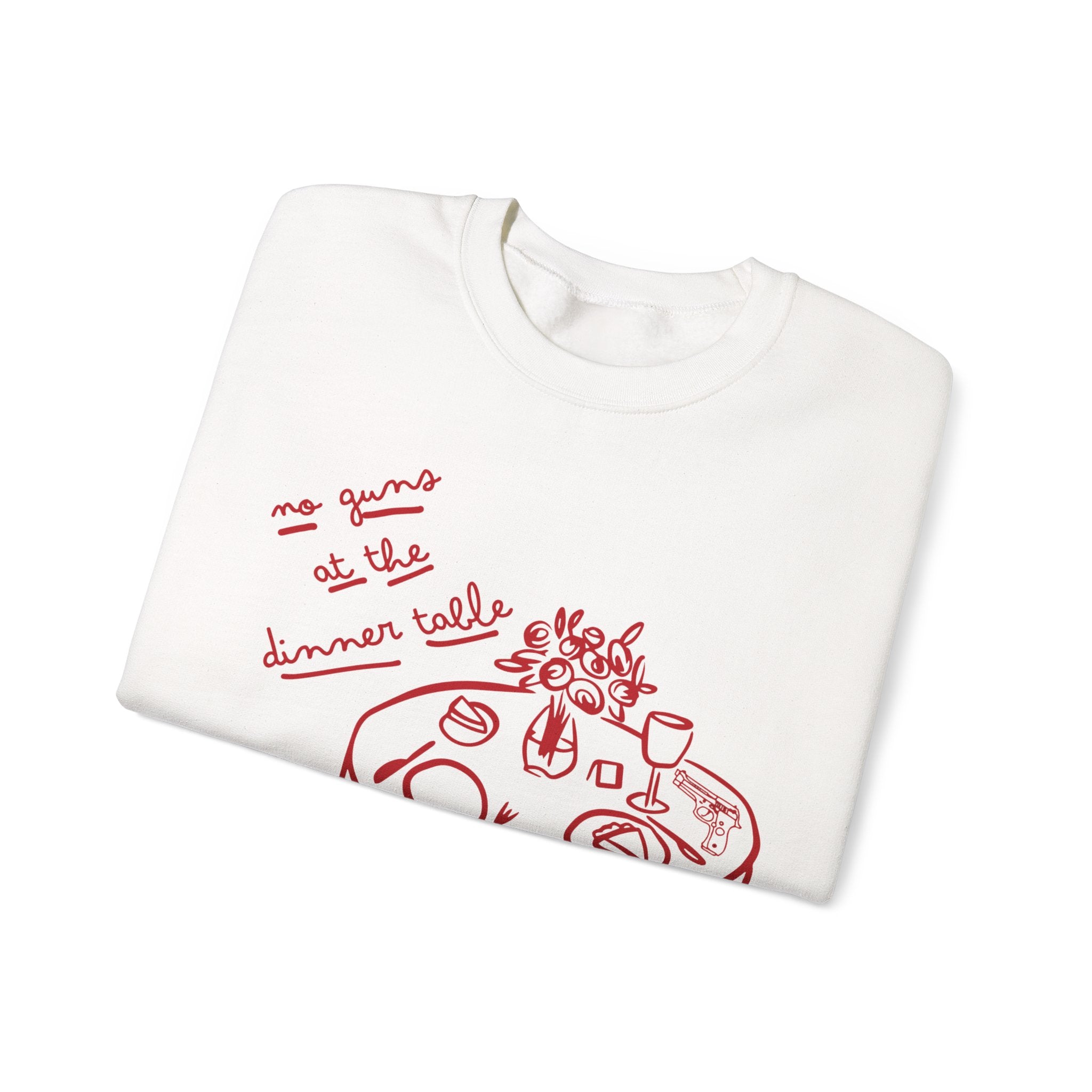 No Guns at the Dinner Table Sweatshirt, Magnolia Parks, Bookish Gift, Book Club Night, Literary Design, Viral Book, Daisy Haites, One Rule