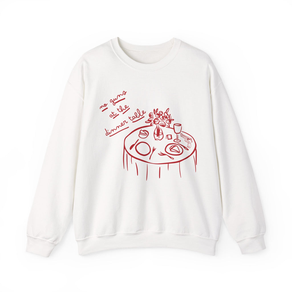 No Guns at the Dinner Table Sweatshirt, Magnolia Parks, Bookish Gift, Book Club Night, Literary Design, Viral Book, Daisy Haites, One Rule