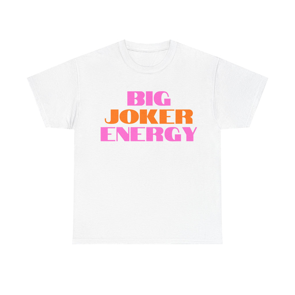 Big Joker Energy Graphic Tee, Girls Party Top,  Mahjong Game Night Unisex Tee Shirt