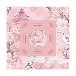 Mahjong Tablecloth, Chinoiserie Pink Temple, Pagoda, Grandmillennial Table Cover, Hostess Gift, Game Night, Beginner Friendly Instructions