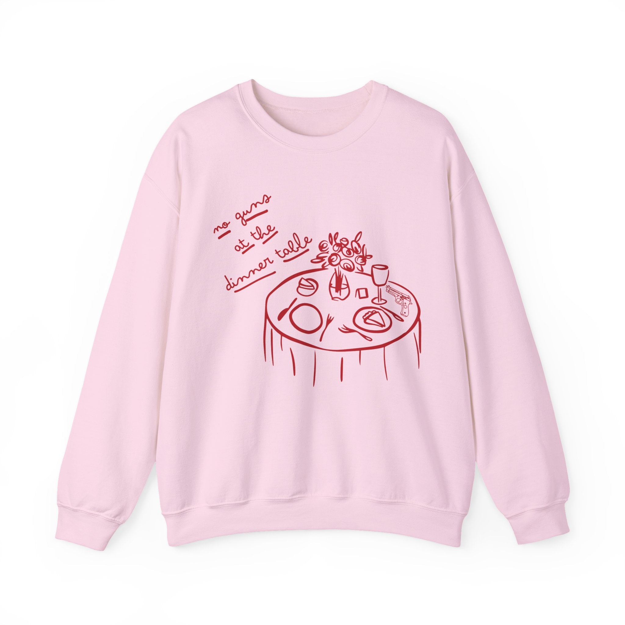 No Guns at the Dinner Table Sweatshirt, Magnolia Parks, Bookish Gift, Book Club Night, Literary Design, Viral Book, Daisy Haites, One Rule