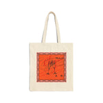 Champagne Problems Cotton Canvas Tote Bag, Valentine's Day Orange Label Bubbles Girls who Brunch, Fun Gift for Her, Reusable Shopping Bag,
