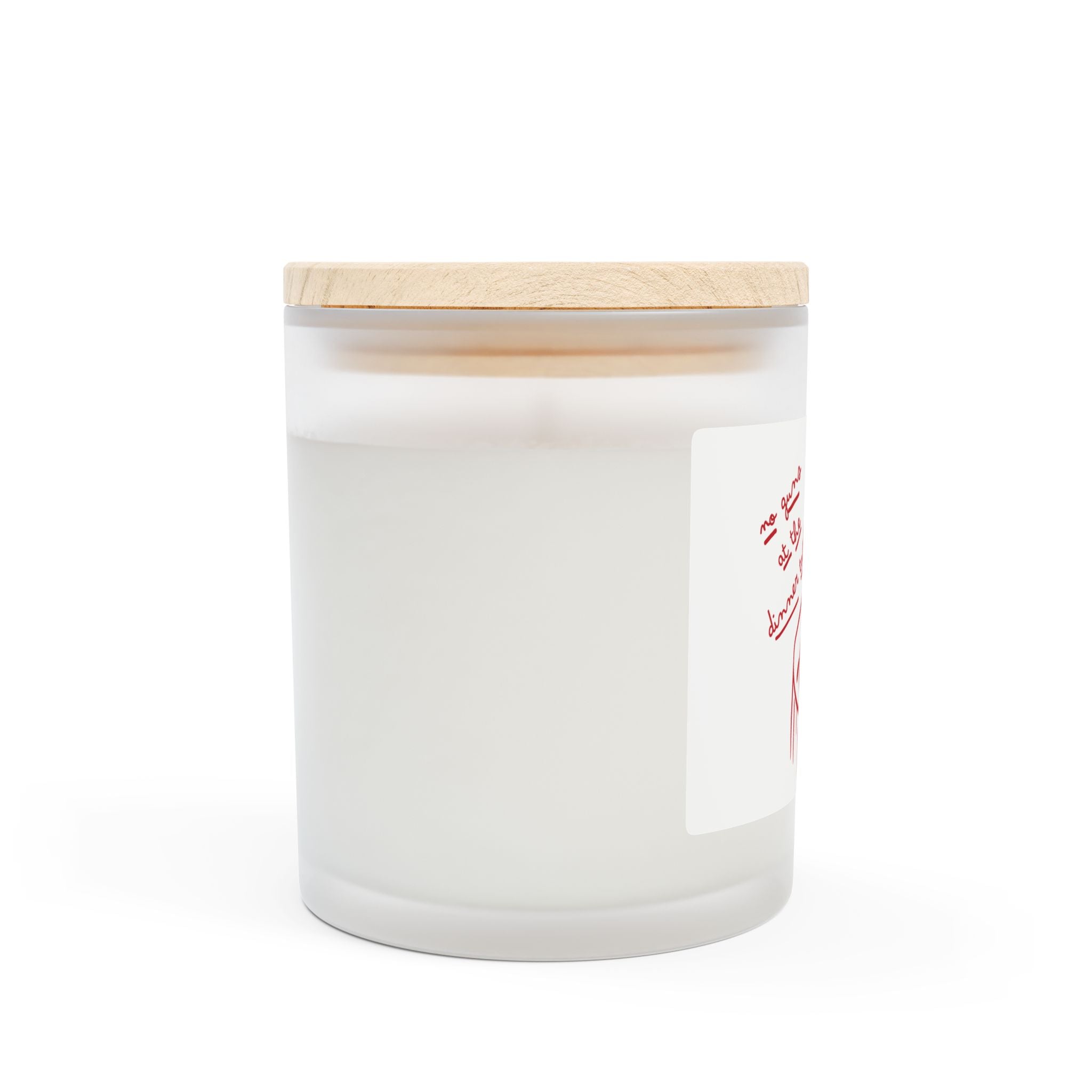 No Guns at the Dinner Table, Candle, 11oz