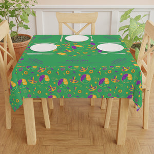 Mardi Gras MAHJONG Tablecloth, With Instructions, Size 55 x 55, Learning to play, Beginner