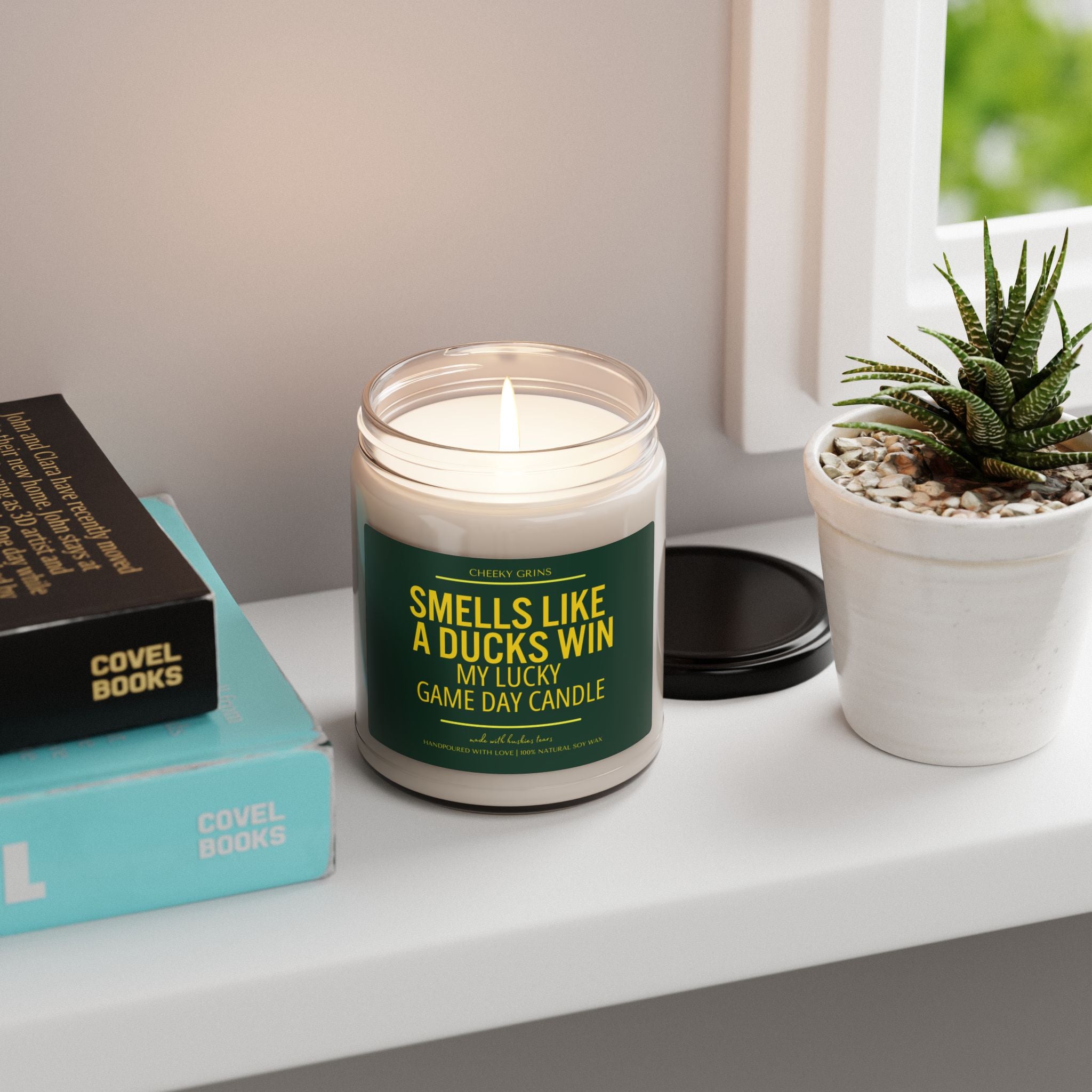 Smells Like a Ducks Win, Soy Wax Candle, My Lucky Game Day Candle, Saturday Fall Football