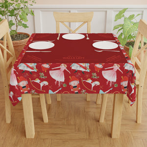 Christmas MAHJONG NutcrackerTablecloth, Mahjong Instructions, Size 55 x 55, Mahjong with Rules, great for beginners learning how to play