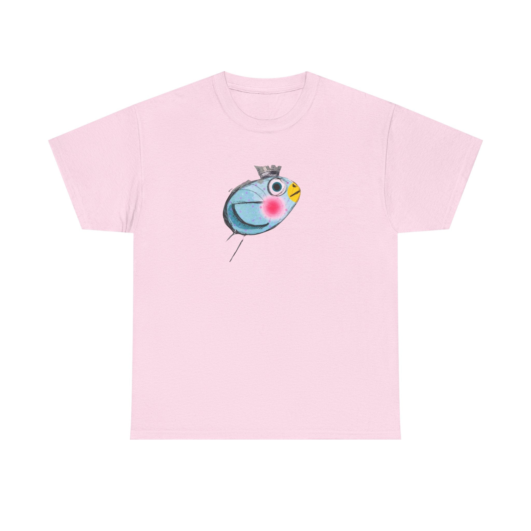 Blue Bird Street Art Florence Italy Unisex Tee, Mediterranean European Summer Coastal Aesthetic Gift, Eurocore Shirt, Summer Vacation