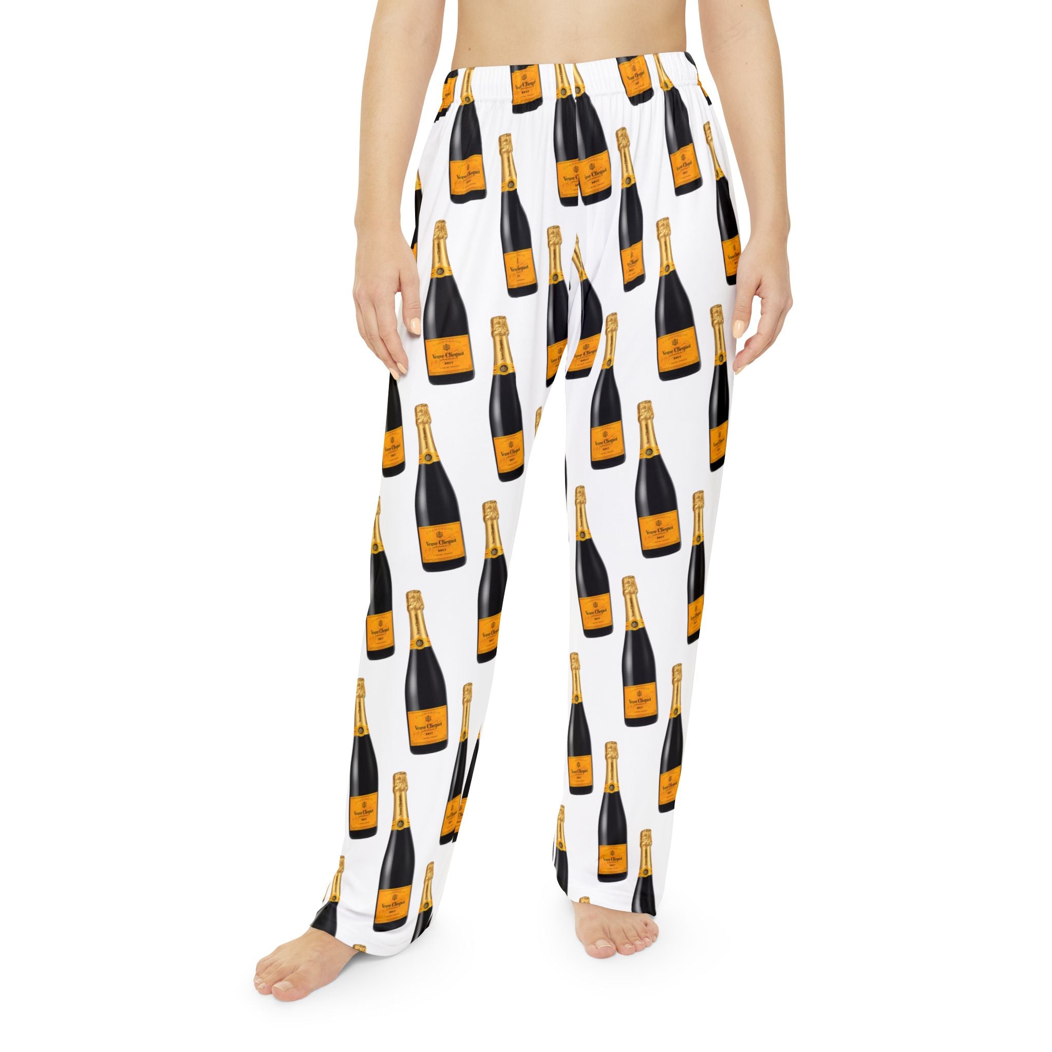 Veuve Clicquot Champagne Women Pajama Pants - Alcohol PJs - Perfect Bridal and New Years Gift