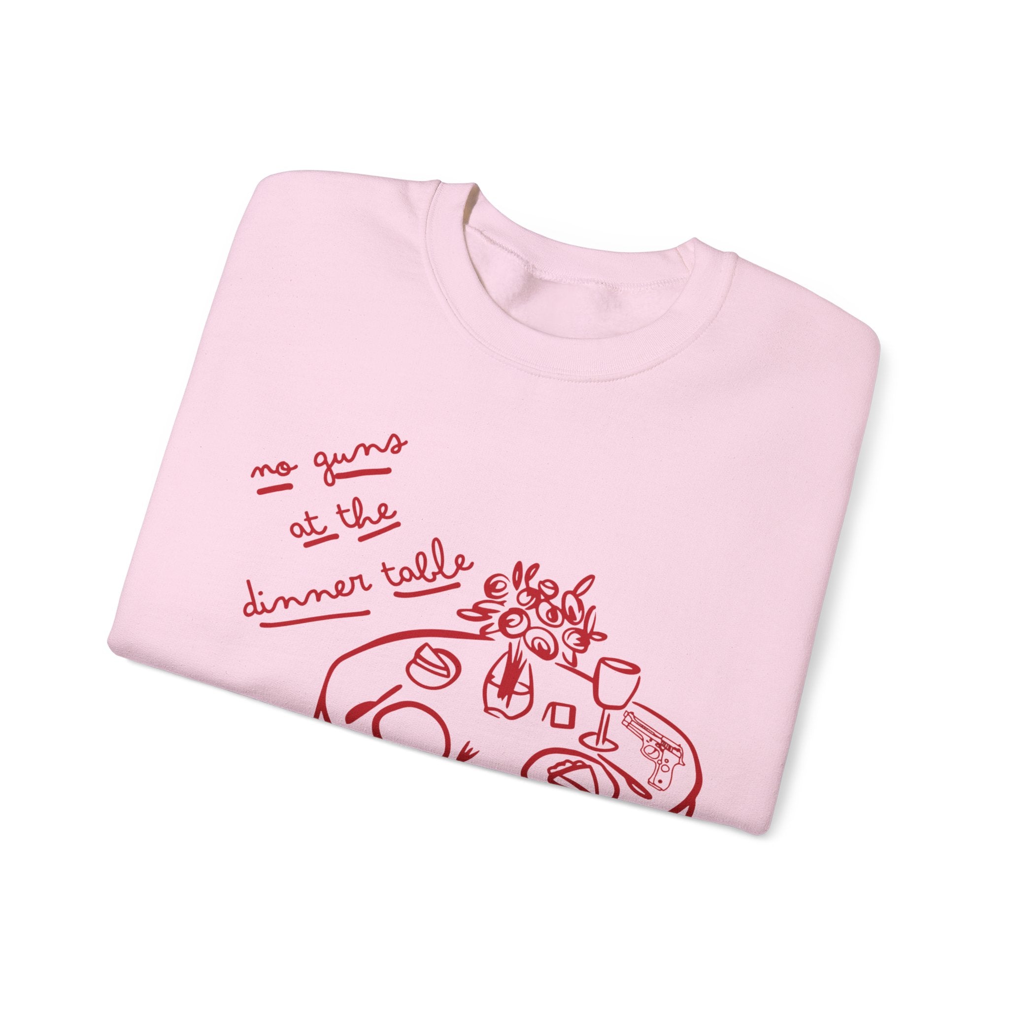 No Guns at the Dinner Table Sweatshirt, Magnolia Parks, Bookish Gift, Book Club Night, Literary Design, Viral Book, Daisy Haites, One Rule