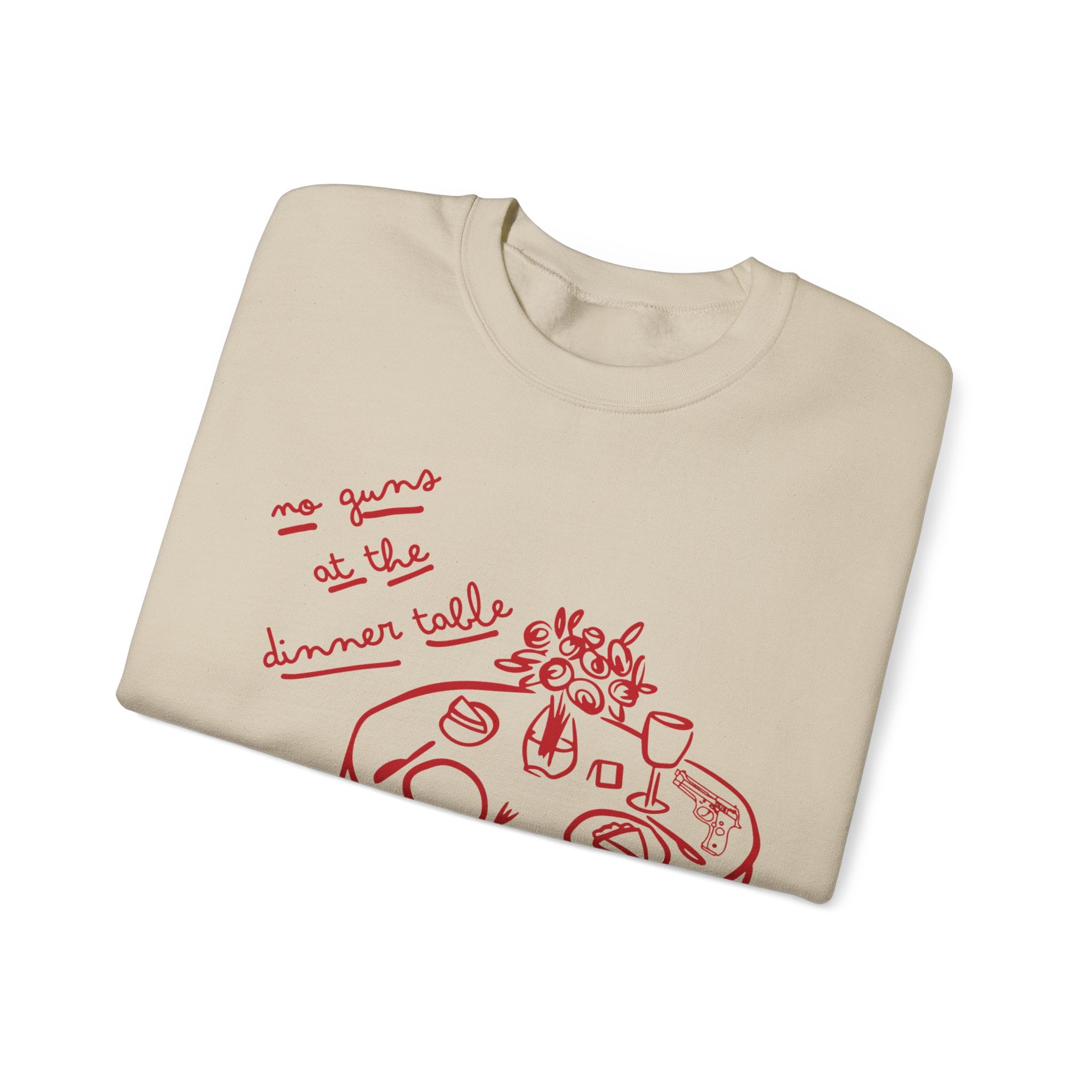 No Guns at the Dinner Table Sweatshirt, Magnolia Parks, Bookish Gift, Book Club Night, Literary Design, Viral Book, Daisy Haites, One Rule