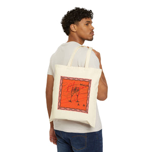 Champagne Problems Cotton Canvas Tote Bag, Valentine's Day Orange Label Bubbles Girls who Brunch, Fun Gift for Her, Reusable Shopping Bag,