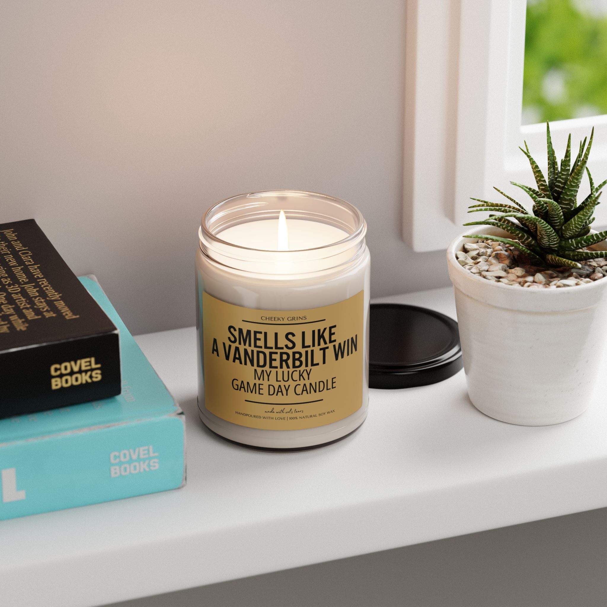Smells Like a Vanderbuilt Win Soy Wax Candle, Football Down South, Saturday Fall Football