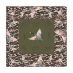 Duck Hunt Camo Mahjong Tablecloth, Camouflage, Guys Away Girls Will Play, Gaming Table Cover, Beginner, 55 x 55, Charleston Rules