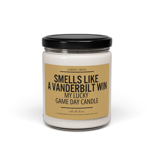 Smells Like a Vanderbuilt Win Soy Wax Candle, Football Down South, Saturday Fall Football