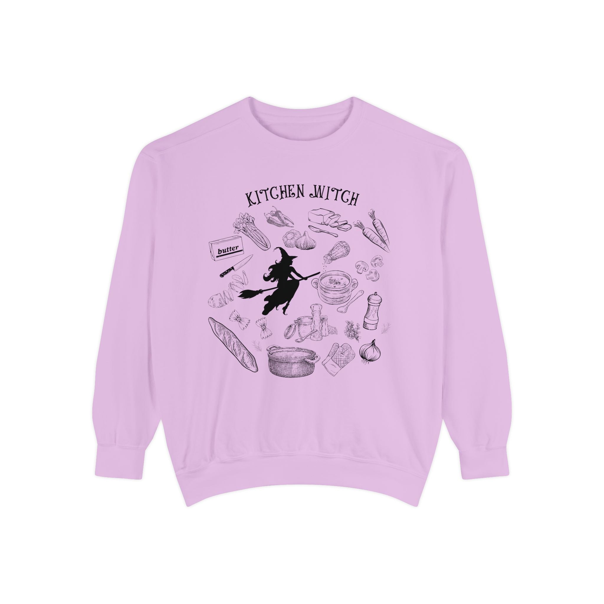 Kitchen Witch Sweatshirt, Foodie, Chef Gift, Kitchen Witchery  Bubbling Cauldron Spells Potions Elixers