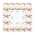 Lucky You Mahjong Game Night Tablecloth, Hostess Gift,  Beginners Rules, Instructions, 55x55, Cat, Horseshoe, Four Leaf Clover, Wishbone